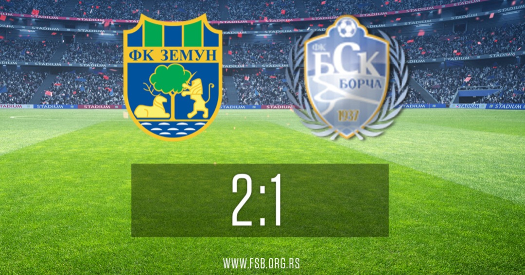 ZEMUN PRVI FINALISTA KUPA FSS NA TERITORIJI FS BEOGRADA