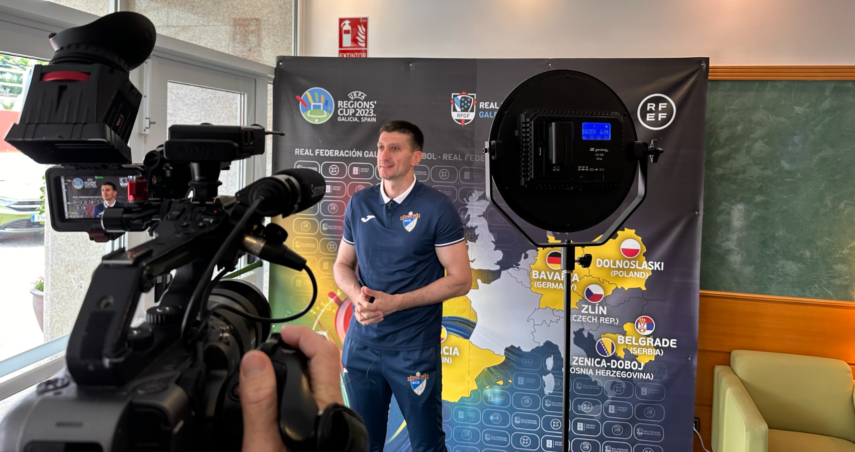 GENERALNI SEKRETAR FSB MILOŠ MIRKOVIĆ O ORGANIZACIJI UEFA REGIONALNOG KUPA I UČINKU SELEKCIJE FS BEOGRADA U PRVOM MEČU