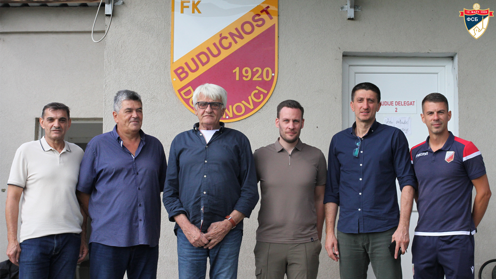 Delegacija FSB posetila FK Budućnost iz Dobanovaca