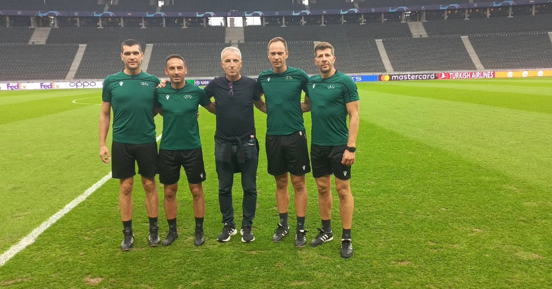 Srđan Jovanović sudi utakmicu Lige šampiona Union Berlin – Braga