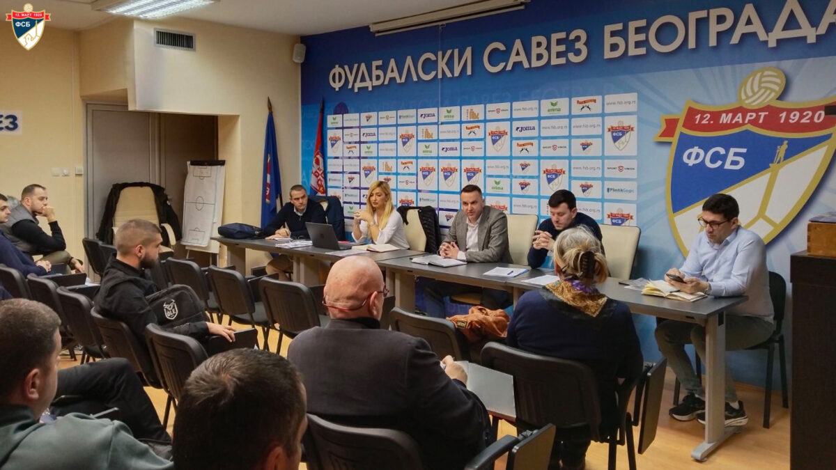 Održan je sastanak Konferencije klubova liga mlađih kategorija FS Beograda