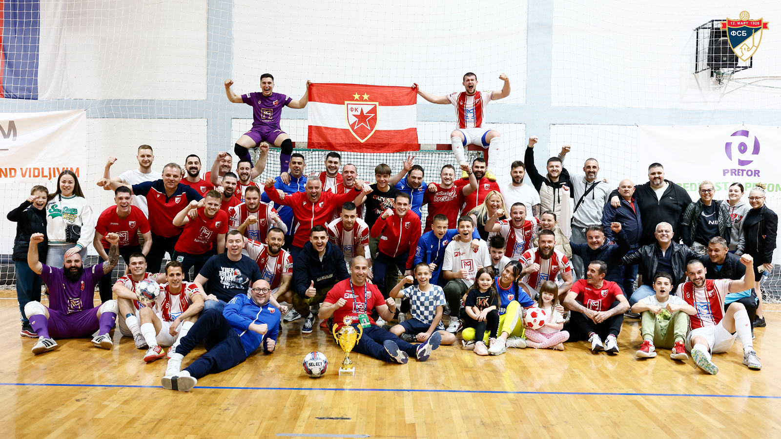 KMF Crvena zvezda šampion Treće futsal lige Beograd