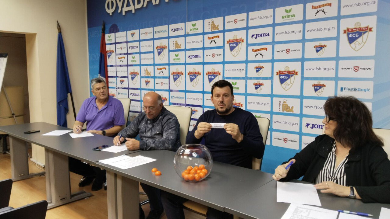 IZVUČENI PAROVI  3. KOLA KUP-A FSS NA TERITORIJI FS BEOGRADA