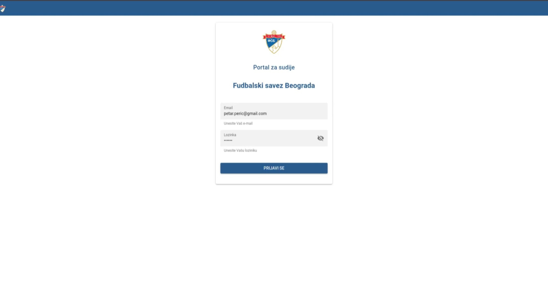 Portal za fudbalske sudije i posmatrače OFSB