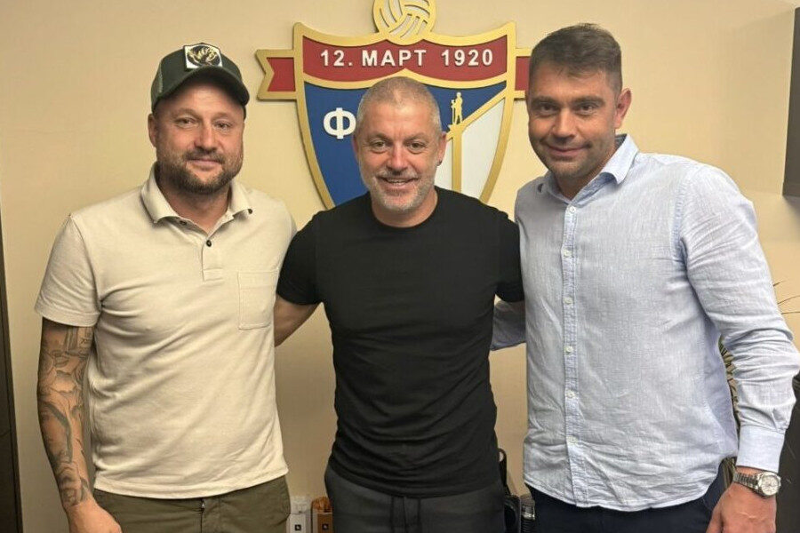 Marko Blažić i Pavle Ninkov u poseti Fudbalskom savezu Beograda