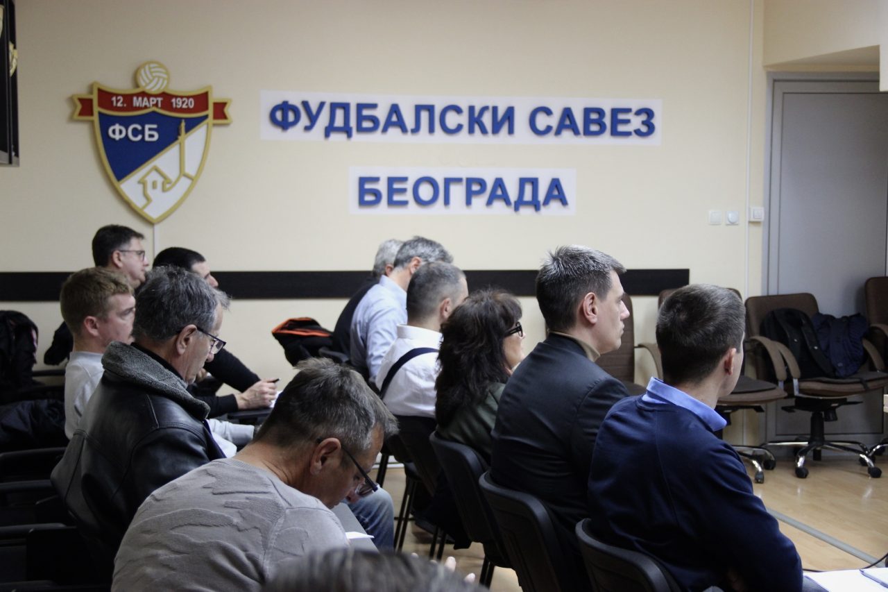 ODRŽAN SASTANAK SA PREDSTAVNICIMA FSS I KLUBOVA SRPSKE LIGE „BEOGRAD“ U FUDBALSKOM SAVEZU BEOGRADA