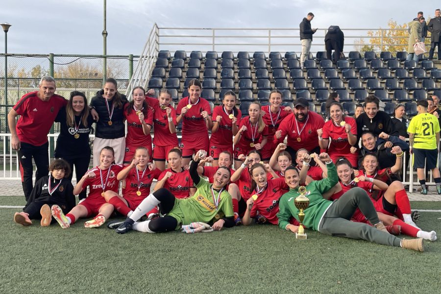 ŽFK ŽELEZNIK 1930 OSVAJAČ KUPA FS BEOGRADA ZA ŽENE