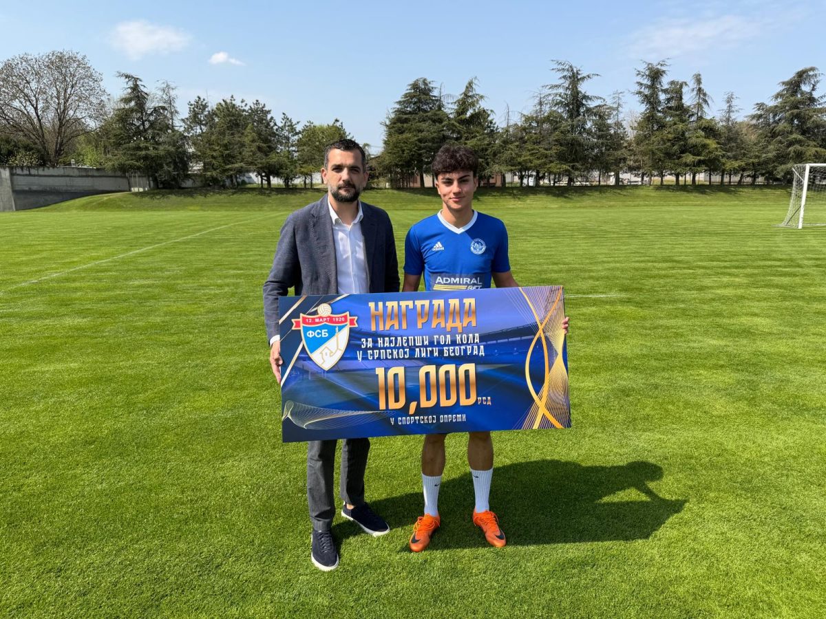 Bajramoviću priznanje za najlepši gol kola – uručen vaučer na terenima FK Teleoptik