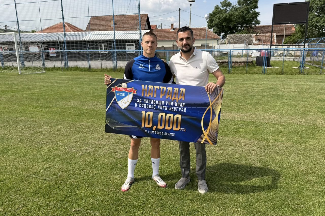 Pogodak Filipa Avrića obeležio 22. kolo Srpske lige Beograd
